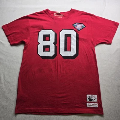 Camiseta Vintage Mitchell & Ness Jerry Rice 49ers#80 Tamanho Grande - Imagem 1 de 4