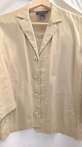 Ralph Ralph Lauren Damen Beige Freizeit Blazer Jacke Small Leicht - Bild 1 von 12