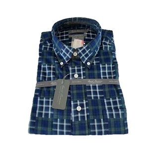 Daniel Cremieux Signature Mens Button Up Shirt Size L Long Sleeve Preppy Checks - Picture 1 of 6