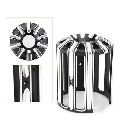 For Harley Davidson Breakout Electra Glide Dyna 1x Black Oil Filter Cover Cap - Imagem 1 de 4