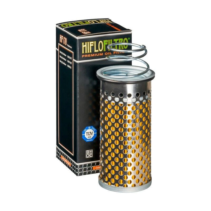 HIFLO PREMIUM FILTRO DE ACEITE HF178 Harley Davidson FXS LowRider 1976 1977 1978 1979  Foto 1 de 2