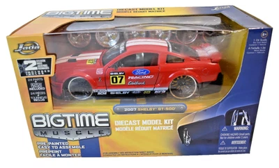 Big Time Muscle 1:24 Jada 2007 Shelby GT-500 Ford Racing Diecast 2 Rim Sets - Image 1 of 4