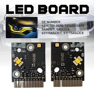 Placas LED de luz diurna amarillas para BMW G87 G42 M2 230i M240I 2022-2024 Foto 1 de 4