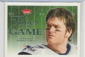 TOM BRADY 2006 FLEER-FACES OF THE GAME-LET’S HAGGLE-SEND ME YOUR OFFER TODAY!!!! - Picture 1 of 12
