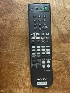 Sony RM-PP404 AV System Remote Control Receiver Flip Top Black Genuine TESTED - Picture 1 of 4