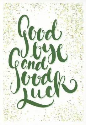 Adiós y buena suerte - 01272 Foto 1 de 2