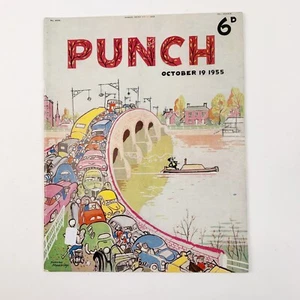 Punch Magazine October 19 1955 #6006 Norman Mansbridge Vintage - Picture 1 of 6