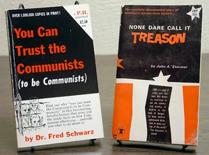 "You Can Trust the Communists..." Schwarz & "None Dare Call It Treason" Stormer - Picture 1 of 14