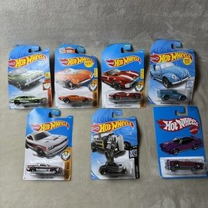 Hot Wheels. Muscle Mania, Rod Squad, Pontiac GTO, V Lot of 7 cars, 1:64, 2015-17 - Picture 1 of 5