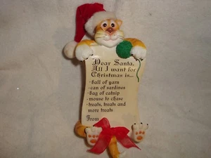Christmas Cat with list 005 - Picture 1 of 1