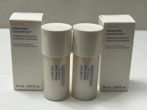 Laneige 2-PACK Cream Skin Cerapeptide Toner & Moisturizer 1.69fl.oz./50ml  (SH7) - Picture 1 of 1