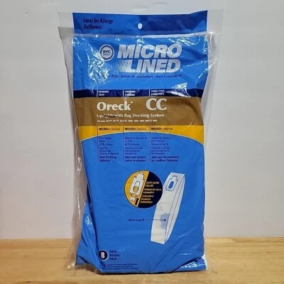 8 DVC Upright Vacuum Bags for Oreck XL CC Fits XL5 XL7 XL21 2000 3000 4000 8000 - Image 1 of 4