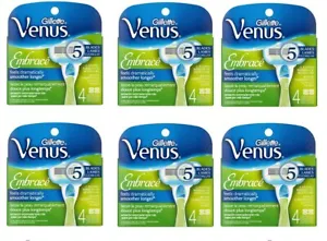 24 Gillette Venus Embrace Rasierklingen Patronen Minen Rasierer authentisch USA - Bild 1 von 4