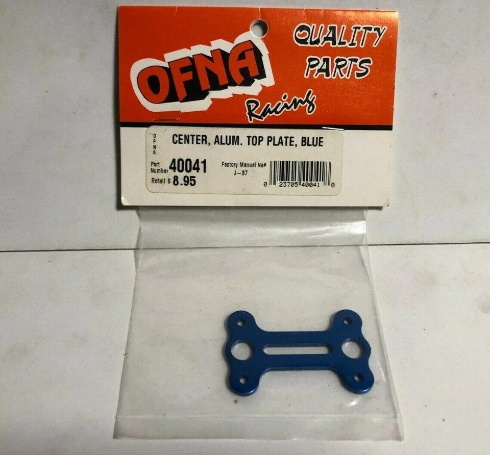 OFNA 40041 Blue Aluminum Center Top Plate for Hyper H2 NIP RC - Image 1 of 1