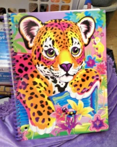 Lisa Frank Subject Spiral Notebook Notepad Leopard Journal Cheetah - Picture 1 of 1