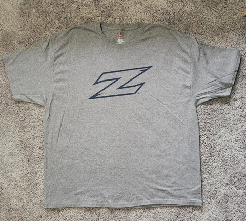 Akron Zips College T Shirt Mens Size 3XL Gray Short Sleeve Adult Cover