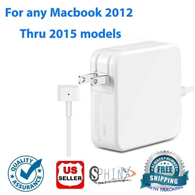 85W Charger Power Cord Adapter For Apple MacBook Pro 13" 15" 2012 2013 2014 2015 - Image 1 of 3