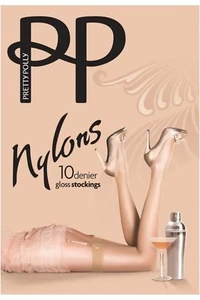 Calze lucide Pretty Polly Nylons 10 denari - Foto 1 di 4