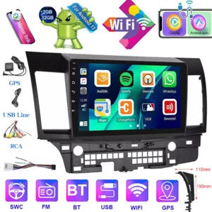 For Mitsubishi Lancer 2008-2012 Android 13 CarPlay Car Radio GPS Navi Stereo BT - Bild 1 von 18