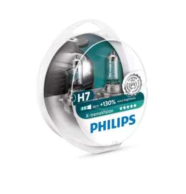 Lampade Lampadine Philips H7 X-treme Vision +130% 12V 55W 12972XVS2 - Immagine 1 di 4