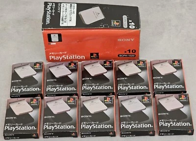Sony Playstation 1 Ps1 Memory Card SCPH-1020 Jap - Immagine 1 di 4