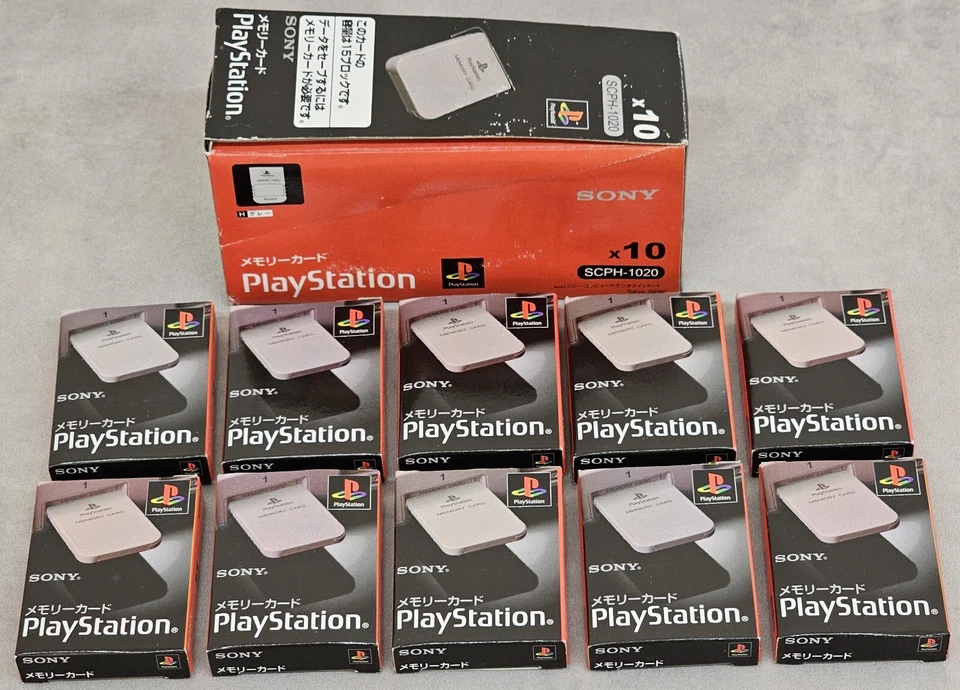 Sony Playstation 1 Ps1 Memory Card SCPH-1020 Jap - Immagine 1 di 4