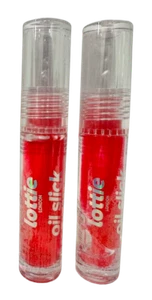Lottie London Oil Slick, 100% Vegan Lip Oil, Strawberry Dreams, 0.12 fl (2 Pk) - Picture 1 of 5