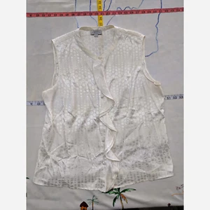 Women's Petite Size PL Tahari Arthur Levine Sleeveless Top   - Picture 1 of 4