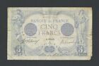 FRANCE  5 francs 1916  Krause 70 World Paper Money