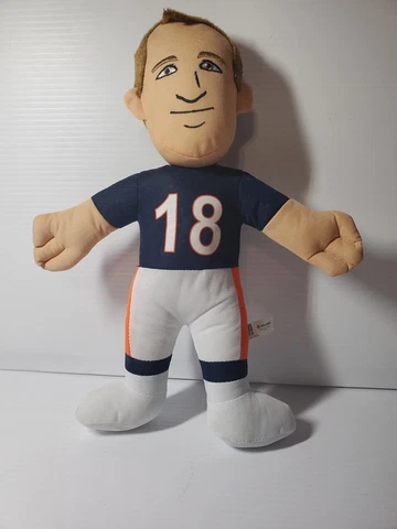 RallyMen NFLPA Denver Broncos Peyton Manning #18 Plush 15 in NFL Cover