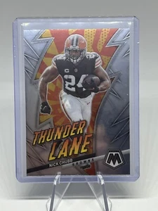 2023 Panini Mosaic Football Thunder Lane Nick Chubb #TL-NC Cleveland Browns  - Picture 1 of 2