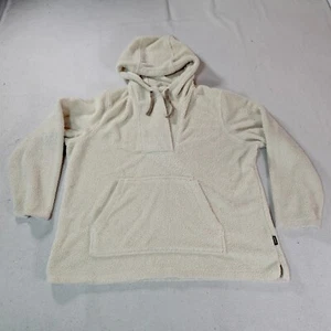 Cabelas Hoodie Womens 2XL XXL Beige Pullover Fleece Knit Outdoors Thick Pile Top - Picture 1 of 13