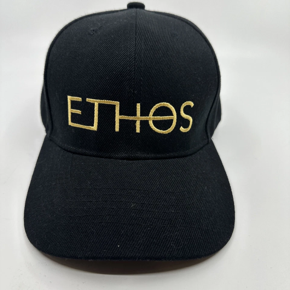 ETHOS Black Adjustable Hat Wool Acrylic - Image 1 of 4