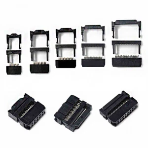 2.54mm FC 6~51 Way IDC Female Flat Ribbon Cable Mounting Socket Connector Kit - Picture 1 of 16