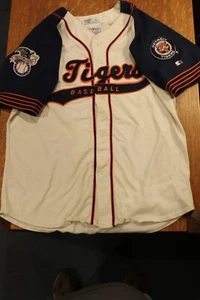 Vintage Starter Detroit Tigers Jersey Mens XL White Embroidered MLB Baseball 90s - Picture 1 of 4