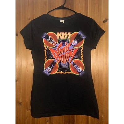 Camiseta vintage para mujer Kiss Sonic Boom talla XL Foto 1 de 3
