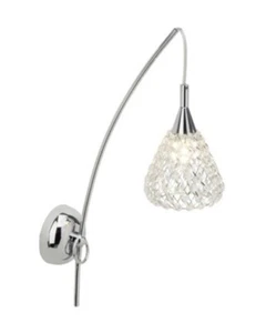 Lámpara de pared LED Lámpara de pared Lámpara de pasillo Pared Spot Foco Cromo Metal Plástico - Imagen 1 de 6