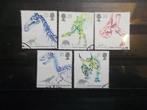 GB 1991 Commemorative Stamps~Dinosaurs~Very Fine Used Set~UK Seller - Picture 1 of 1