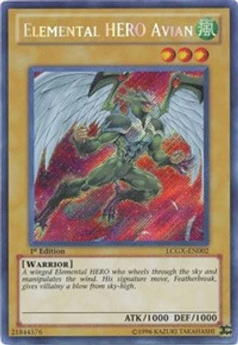HÉROE Elemental Avian (arte alternativo) - 1ª edición colección legendaria 2 HP YuGiOh Foto 1 de 1
