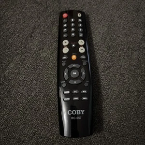 Coby RC-057 Remote Control for LEDTV1935 LEDTV3226 LEDTV5536 TFTV3229 TFTV4025 - Picture 1 of 9