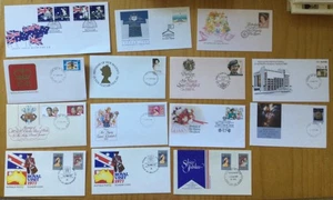 14 Australian philatelic First Day Covers of British Royal Family, Queen, EC - Picture 1 of 2