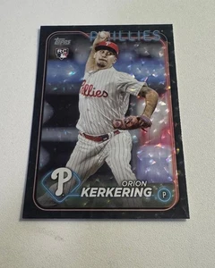 ORION KERKERING 2024 Topps Black Crackle Foil #520 RC - Picture 1 of 1
