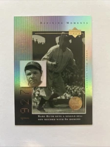 Babe Ruth 2000 Upper Deck Legends - Defining Moments #3 - Yankees - Picture 1 of 2