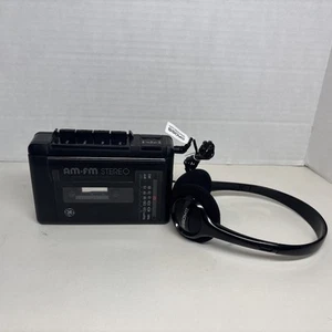 Vintage GE Radio & Cassette Player Model (3-5473B) w/ Headset - Tested & Works! - Picture 1 of 10