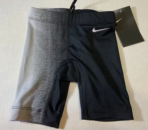 Nike Boy's Fade Sting Jammer Swimsuit Size 22 NESS8052-001 Black - Picture 1 of 8