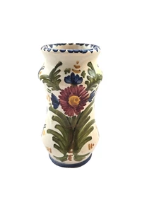 Talavera Mexican Pottery Vase N-37 Hand Painted Floral Multicolor 6" Tall - Picture 1 of 10