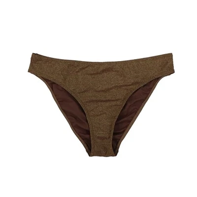 Vince Camuto Women's High-Cut Bikini Bottoms Bronze M New - Image 1 of 2