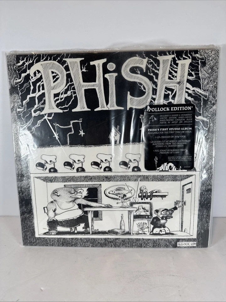 PHISH - Junta Vinyl RSD 2012 POLLOCK EDITION #1481 LP Poster - Image 1 of 4