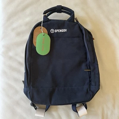 NWT Day Owl Navy Blue Slim Backpack Daypack Good for Travel Embroidered Logo - Image 1 of 4