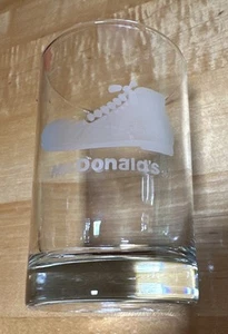 McDonald's “RARE” Etched SHOE Glass. Special Function Giveaway? - BE - Picture 1 of 5